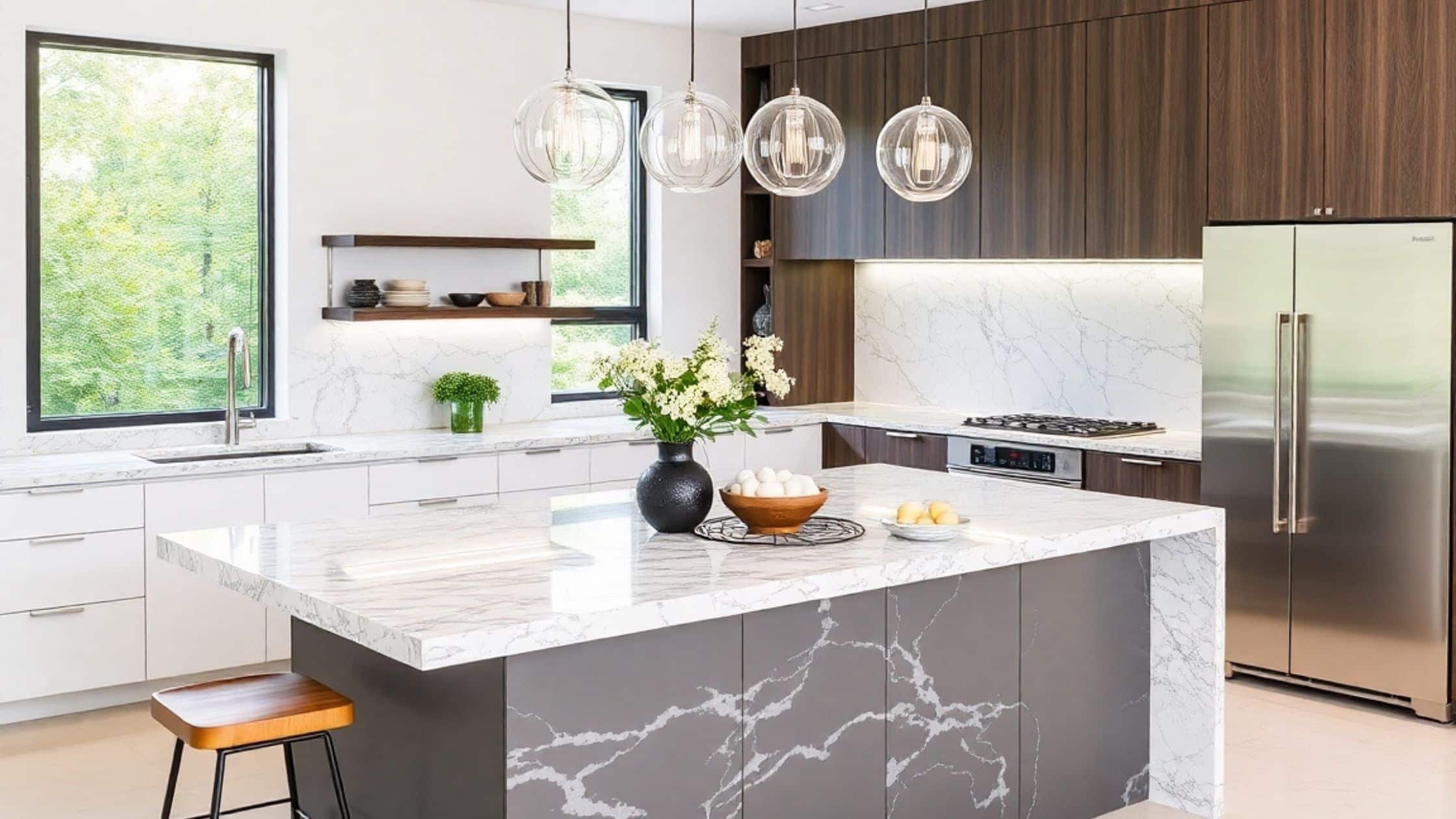 Cost of quartz countertops installed in New Jersey