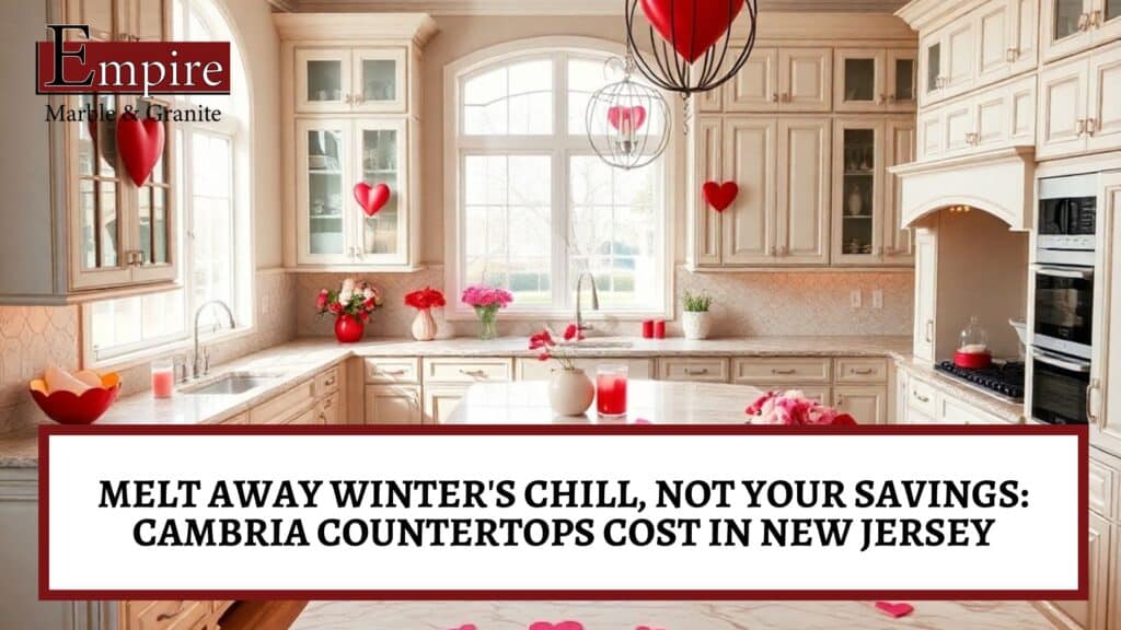 Cambria countertops cost in New Jersey