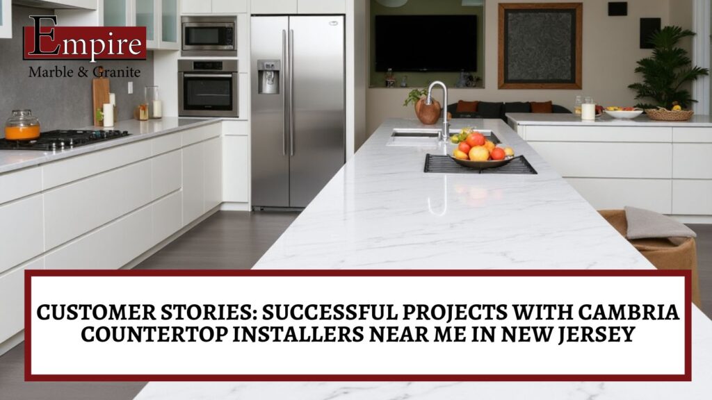 Cambria countertop installers near me in New Jersey